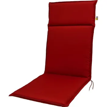 Podsedák Sunfun Polstr s vysokou opěrkou, 119 × 48 cm, červená 5124455352