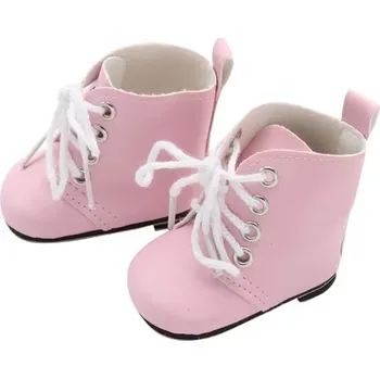 Doplněk pro panenku Roztomilé botičky pro panenku American girl a BABY Born 43 cm Varianta: SH-0005-1 růžové se šněrováním