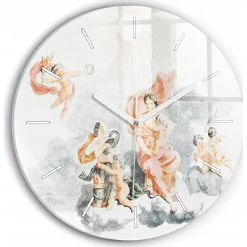 Hodiny Nástěnné hodiny SacroArte béžové 30 cm