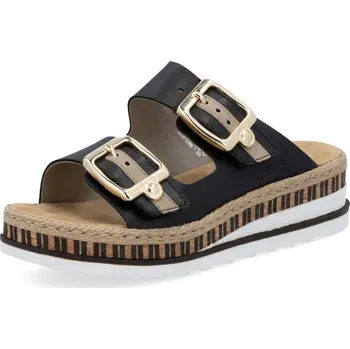 Dámské pantofle Dámské nazouváky RIEKER V7955-00 černá S5 42