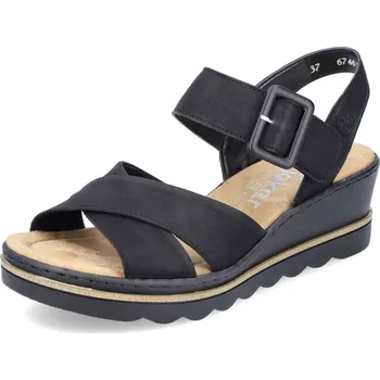 Dámské sandále Dámské sandály RIEKER 67463-00 černá S5 42