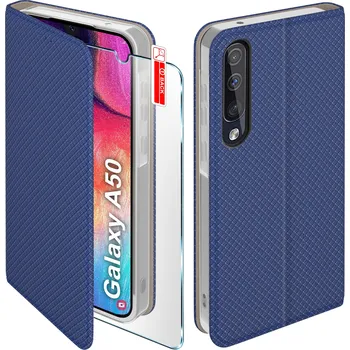 Pouzdro na mobilní telefon Flipové pouzdro KrainaGSM pro Samsung Galaxy A30s, Galaxy A50, Galaxy A50s, černé