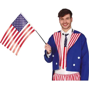 GuircaVlajka USA na tyčce 35 x 45 cm