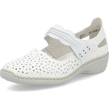 Dámská obuv Dámské baleríny RIEKER 41399-80 bílá S5 40