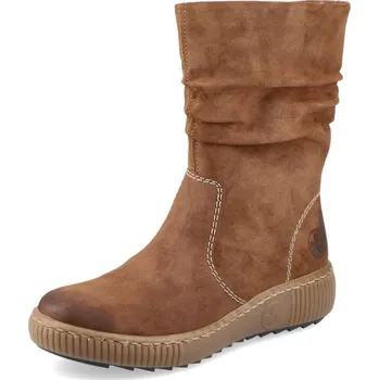 Dámské kozačky Dámská kotníková obuv RIEKER Z6651-24 hnědá W4 36