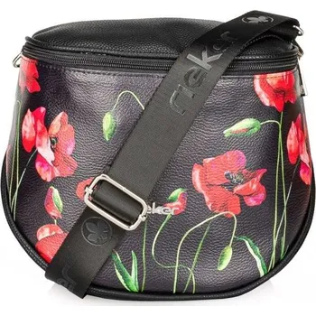 Kabelka Dámská ledvinka RIEKER C1926-MAK4 černá S5 -UNI-