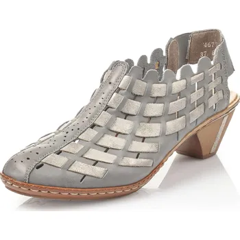 Dámské lodičky Dámské lodičky RIEKER 46778-13 modrá S3 41