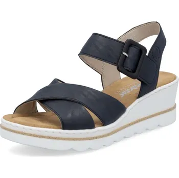 Dámské sandále Dámské sandály RIEKER 67463-14 modrá S5 41