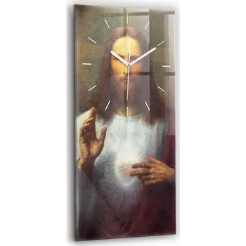 Hodiny Nástěnné hodiny SacroArte, hnědé, 30 cm