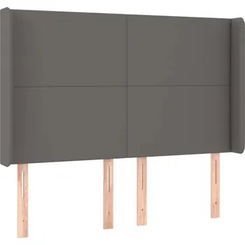 Čelo postele ušák šedé 147x16x118/128 cm