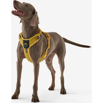 Postroj pro psa CAPERLAN Postroj pro psa Outdoor 500 L KAŠTANOVÁ|ŽLUTÁ