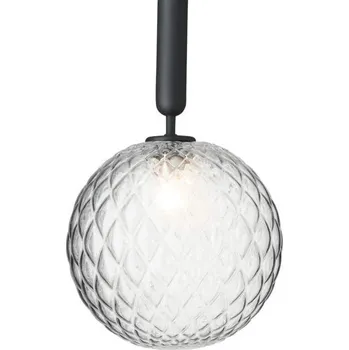 Nuura Závěsné svítidlo Miira 1 Large, rock grey/optic clear