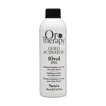 Barva na vlasy Fanola OroTherapy Gold Activator krémový vyvíječ 150 ml, 10 Vol. 3%