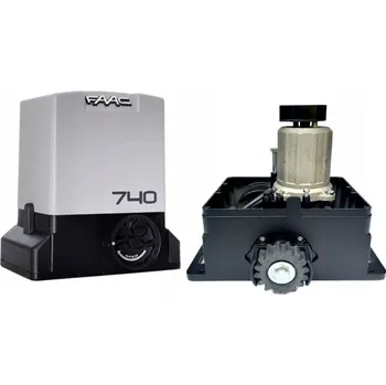 Pohon brány Pohon pro posuvné brány FAAC 741 do 900 kg s řídící jednotkou 748D