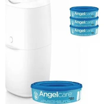 Koš na pleny ANGELCARE Koš na pleny Classic + 1 kazeta + náhradní kazety 3 ks