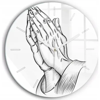 Hodiny Nástěnné hodiny SacroArte černé 60 cm