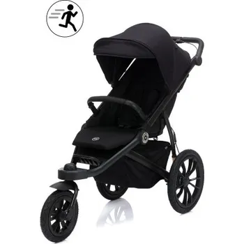 Kočárek Fillikid Jogger Run black melange