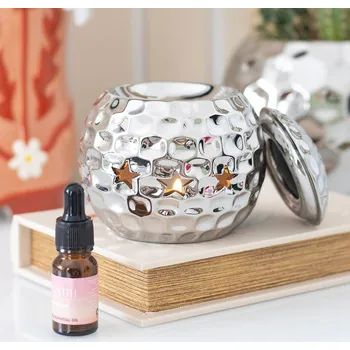 Aroma lampa Aromalampa Silver Disco Ball - třpytivá retro koule s fascinujícími efekty