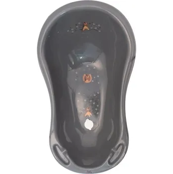 koupací vanička MALTEX Vanička se zátkou Koník Minimal 84 cm - steel grey