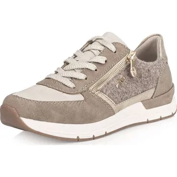 Dámská móda Dámské tenisky RIEKER 58902-64 béžová W4 37