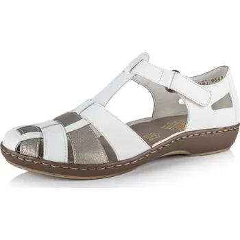 Dámské sandále Dámské sandály RIEKER 45869-80 bílá S5 41