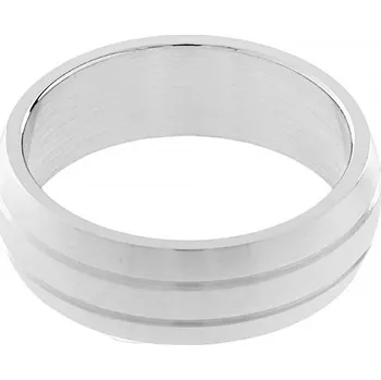 Prsten Nerezový snubní prsten 5716 (velikost 59) - stříbrné barvy - SRI.5716.. size59