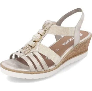 Dámské sandále Rieker Dámské sandály REMONTE R6264-91 zlatá S5 41