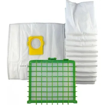 Sáček do vysavače HEPA filtr omývatelný a sáčky pro ROWENTA Silence Force sada 1+12ks