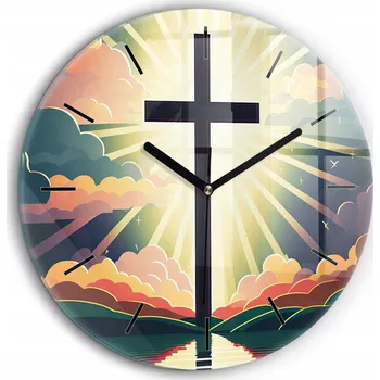 Hodiny Nástěnné hodiny SacroArte, vícebarevné, 60 cm
