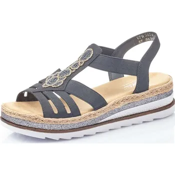 Dámské sandále Dámské sandály RIEKER V79G8-14 modrá S4 42