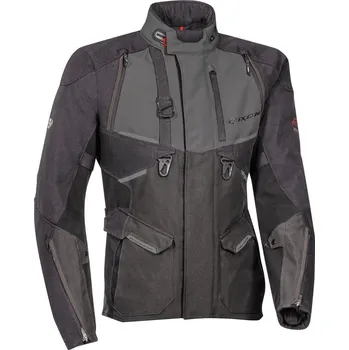 Moto bunda Pánská textilní bunda Ixon Eddas black grey 1103 Velikost: 4XL/62