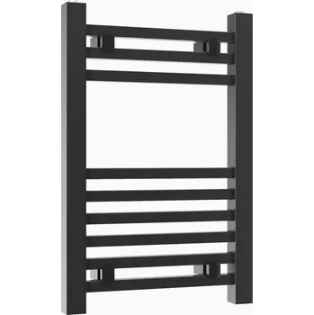 Radiátor Gamma Proper, topné těleso 600x400 mm, 256W, černá matná, GMA-PROP-6040-BK