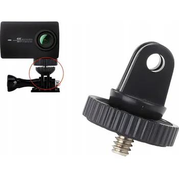 Příslušenství pro videokameru STATIVOVÝ ADAPTÉR 1/4" pro GOPRO HERO 9 8 7 6 5 4 SJCAM LAMAX XBLITZ v3