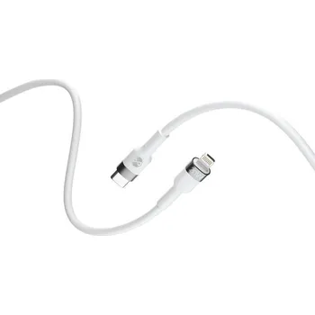 Datový kabel Datový kabel Forever Flexible USB-C/Lightning 2m 20W bílý GSM115426