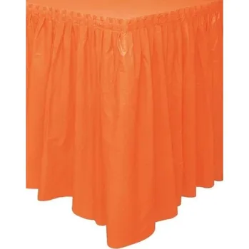 Dámská sukně Unique Rautová sukně igelitová - Pumpkin Orange 426x73cm