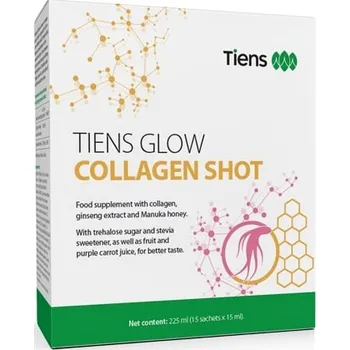 Speciální výživa Tiens glow collagen shot 15sáčků x 15ml