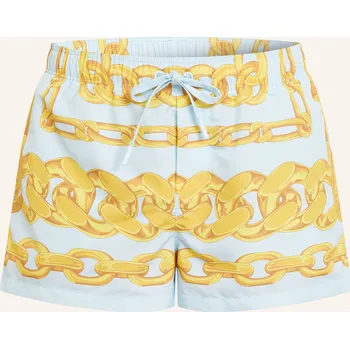 Pánské plavky Versace Pánské Koupací Šortky, tmavě modrá / tmavě žlutá /...