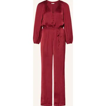 Dámský overall Mrs & Hugs Dámský Saténový Overal, tmavě červená, 40