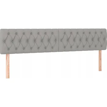 Čelo postele Stylové 180x78/88 cm, světle šedé