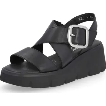 Dámské sandále Dámské sandály RIEKER REVOLUTION W1550-00 černá S4 42