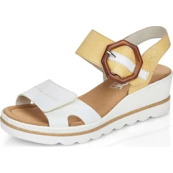 Dámské sandále Dámské sandály RIEKER 67476-69 žlutá S3 42