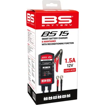 Nabíječka autobaterie Nabíječka motobaterií BS BATTERY BS15 - 12V 1,5A