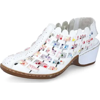 Dámské sandále Dámské sandály RIEKER 47156-81 bílá S4 41