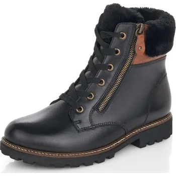 Dámské kozačky Rieker Dámská kotníková obuv REMONTE D8463-01 černá W3 37