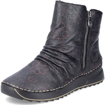 Dámské kozačky Dámská kotníková obuv RIEKER 51552-90 černá W4 37