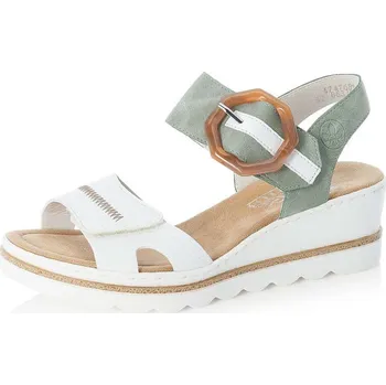 Dámské sandále Dámské sandály RIEKER 67476-81 bílá S5 42