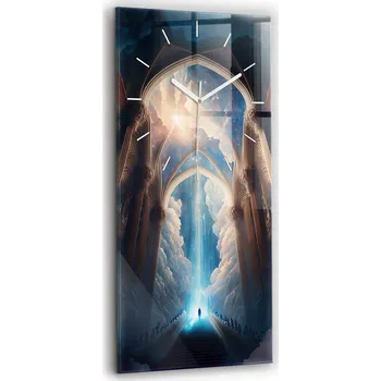 Hodiny Nástěnné hodiny SacroArte modré 30 cm