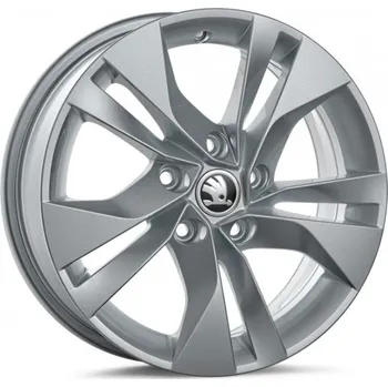 Alu kolo Škoda SPITZBERG stříbrná 6x16 5x112 ET43 57,1