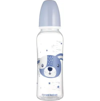 Kojenecká láhev Canpol babies Lahev úzkohrdlá CUTE ANIMALS 250ml pejsek