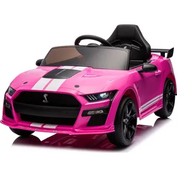 Dětské elektrovozidlo Mamido Elektrické autíčko Ford Mustang GT500 Shelby růžové